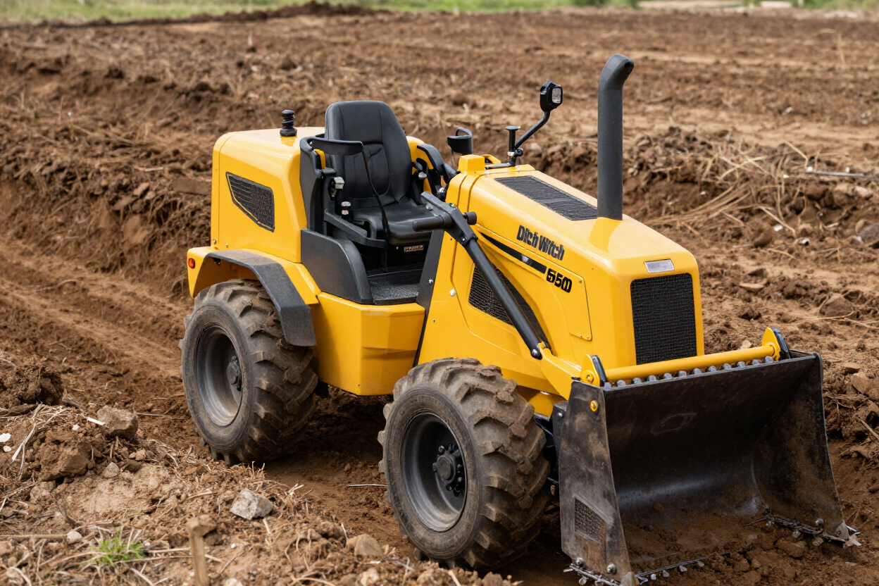 Ditch Witch 3500 ride-on trencher