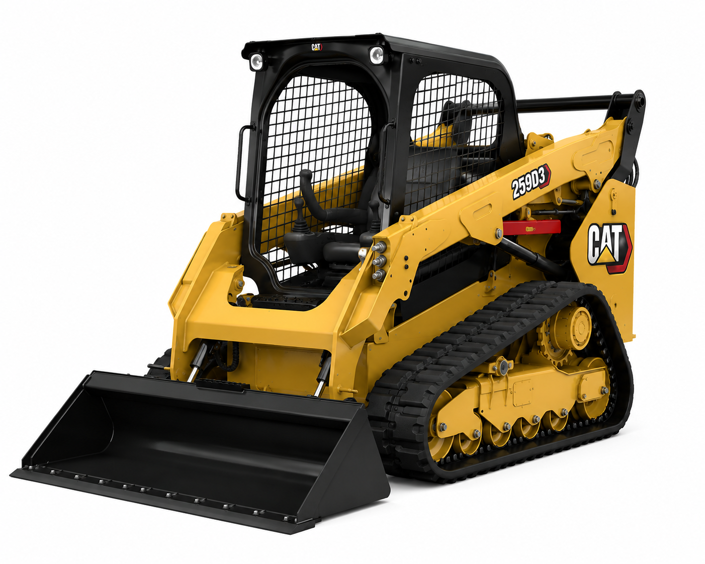 CAT 259D3 compact track loader without cab for rent