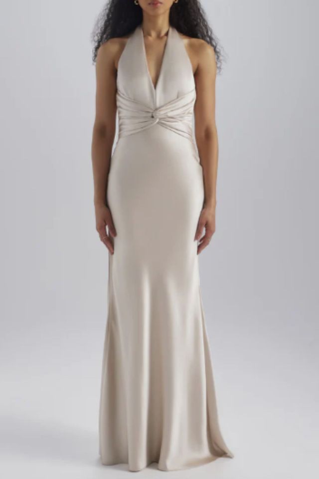 elite bridesmaid dresses Amsale Bridesmaids Collections in MA by L'elite 38+ colors Features: Bow UNIQLO Women's Linen Blend Color:Very Dark Navy Blue
