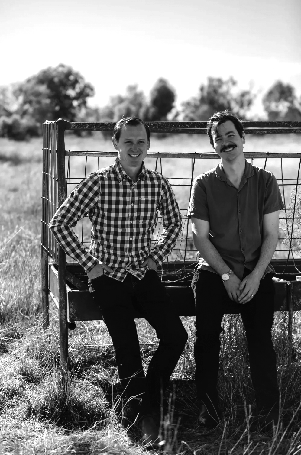 Founders of The Outback Distilling Co at their distillery in Roma Queensland