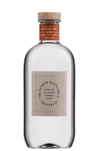 The Outback Distilling Co. Native Dry Gin crafted with Australian botanicals