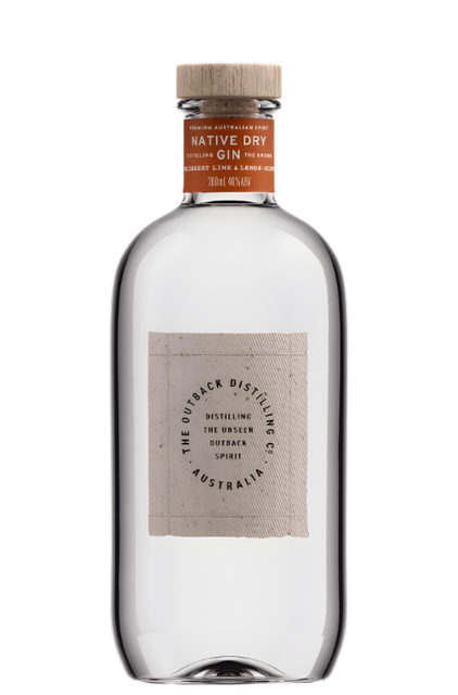 The Outback Distilling Co. Native Dry Gin crafted with Australian botanicals