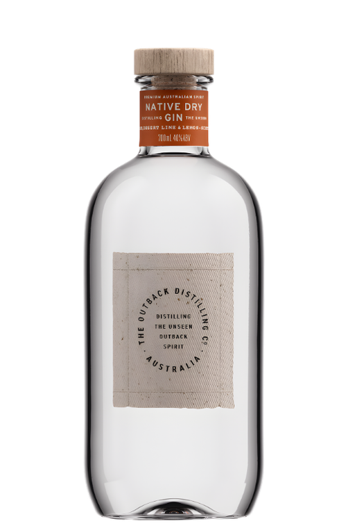 The Outback Distilling Co. Native Dry Gin crafted with Australian botanicals