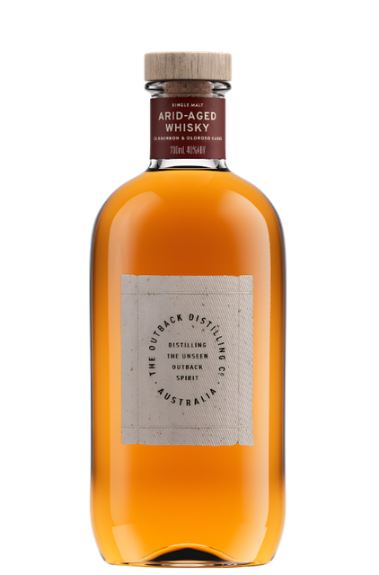 The Outback Distilling Co. Arid-Aged Single Malt Whisky matured in the extreme climate of the Australian Outback