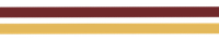 Maroon, gold, and white horizontal stripes on a plain background