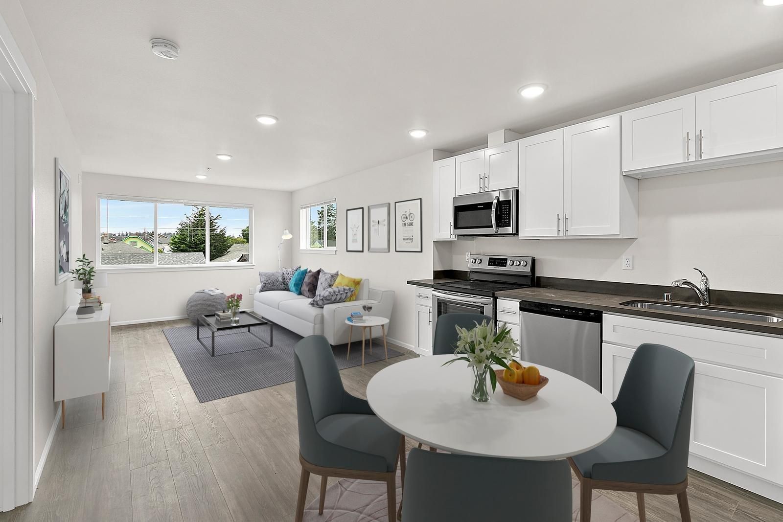 Cedar Place Apartments, Tacoma, Washington - Modern / 1 Bedroom 1 Bathroom / Spacious