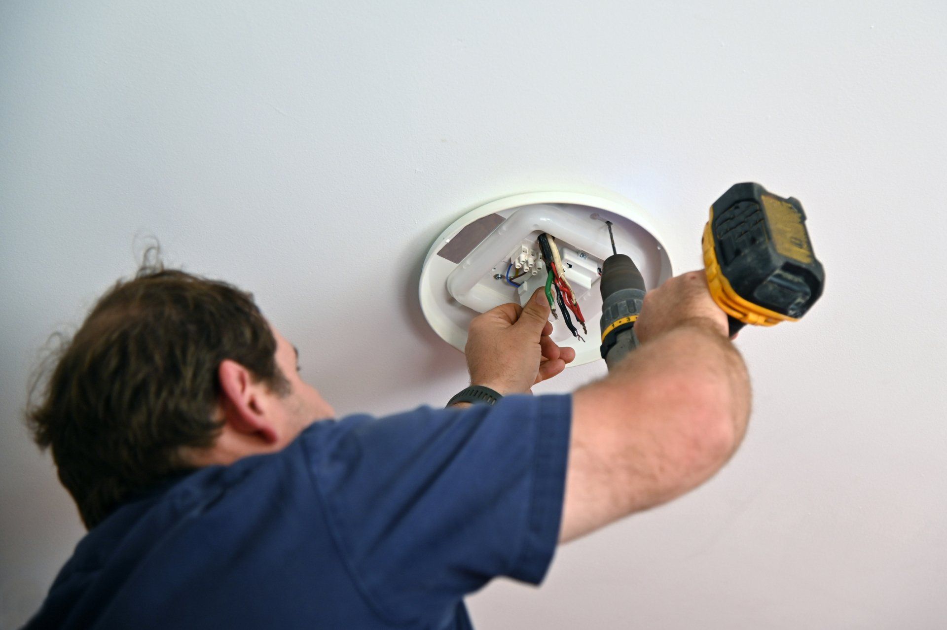 Man doing  maintenance