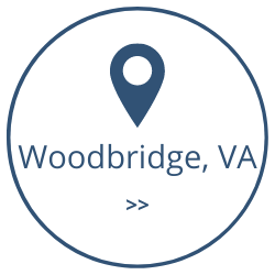 Blue location icon above “Woodbridge, VA” inside a blue outlined circle.