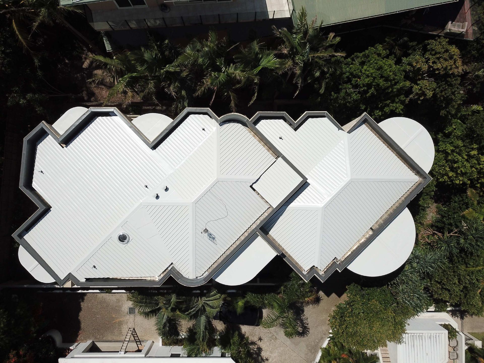 A Close Up Of A Gutter On A Roof — Coastal Roof & Gutter Services In Coolum Beach, QLD
