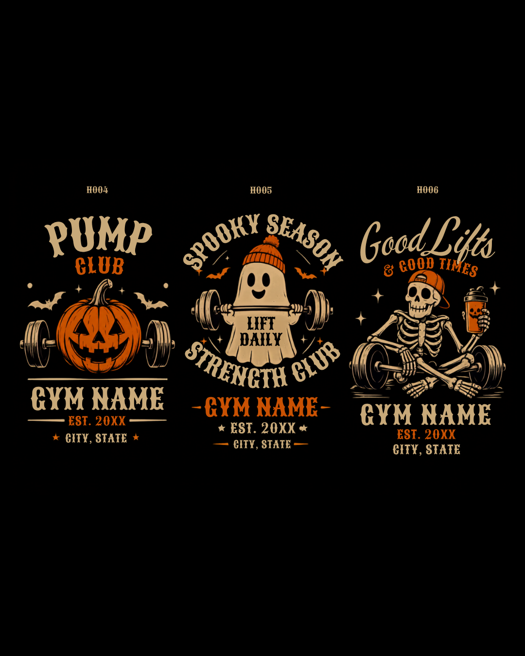 Branded gym tee flat lay