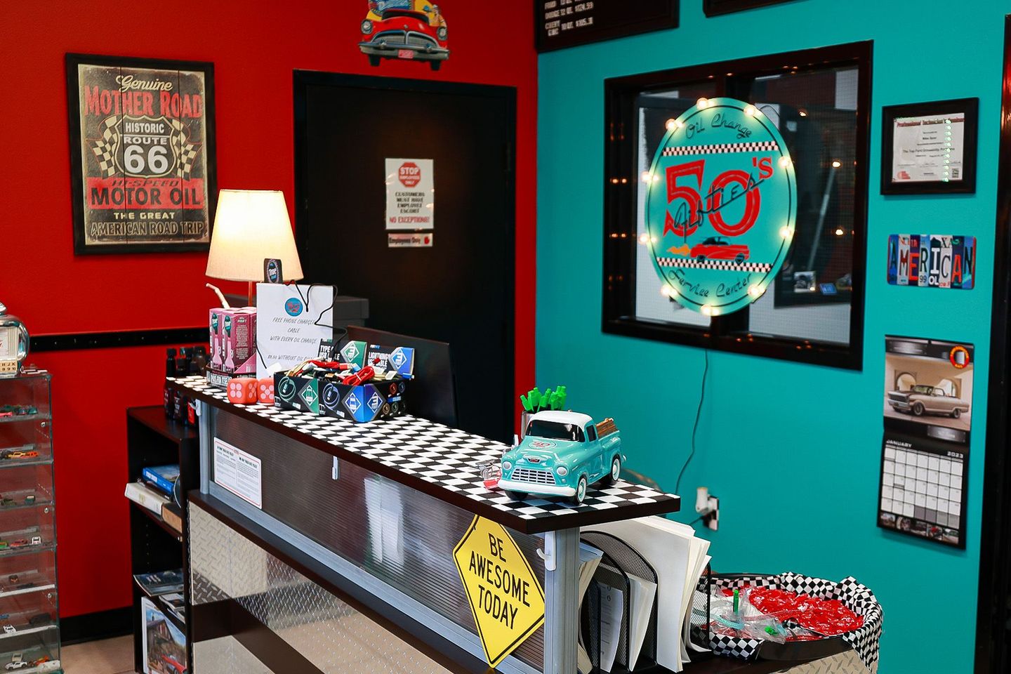 The inside of our Tyler Auto Repair Shop