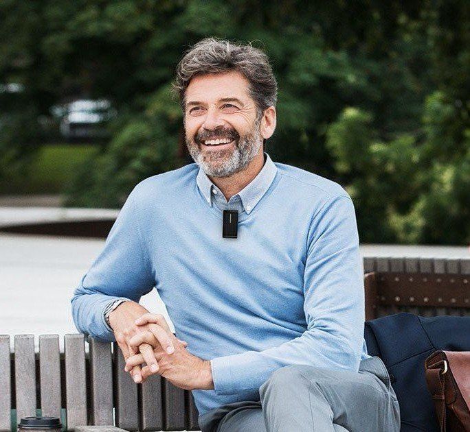 man smiling