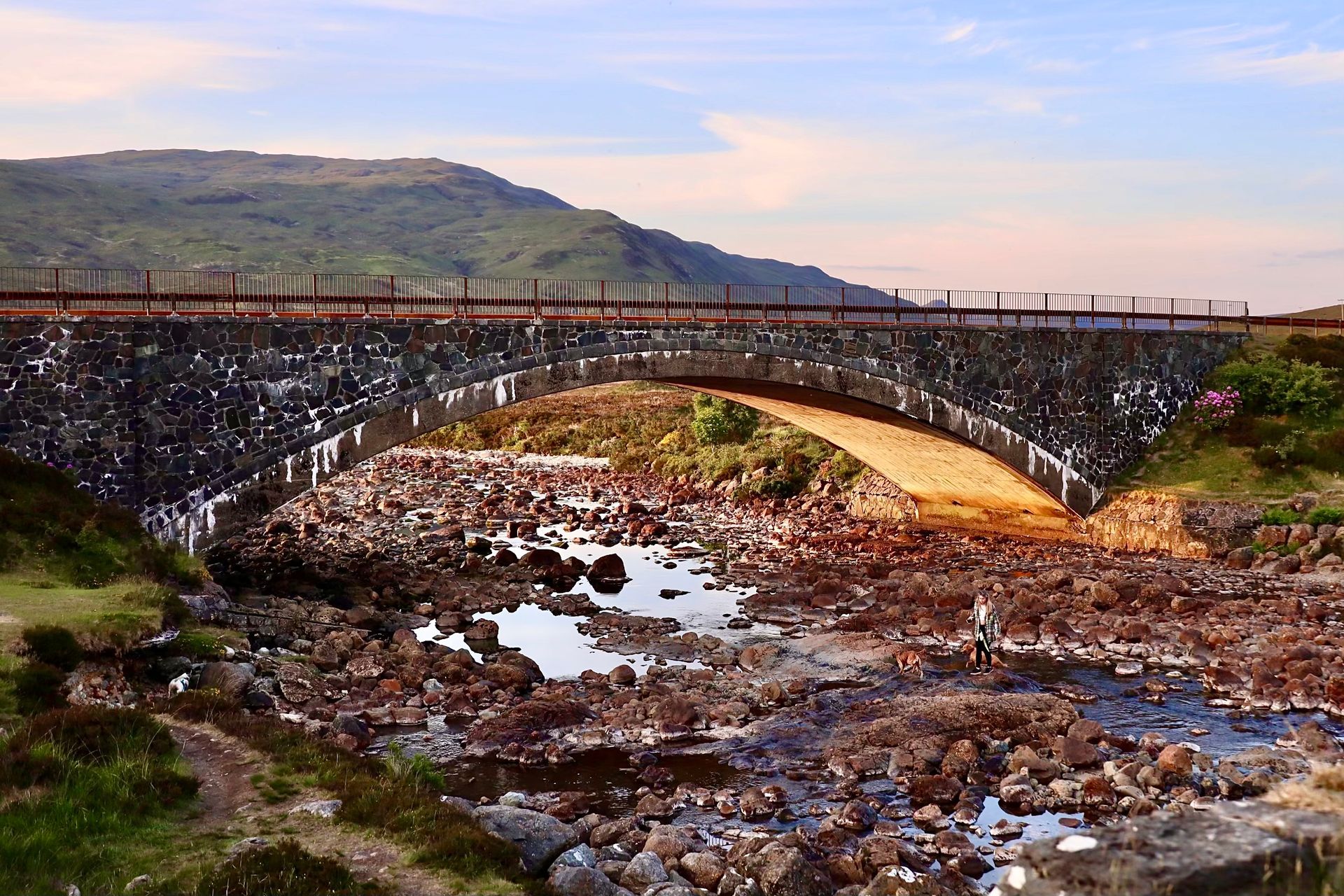bridge over small river in Scotland