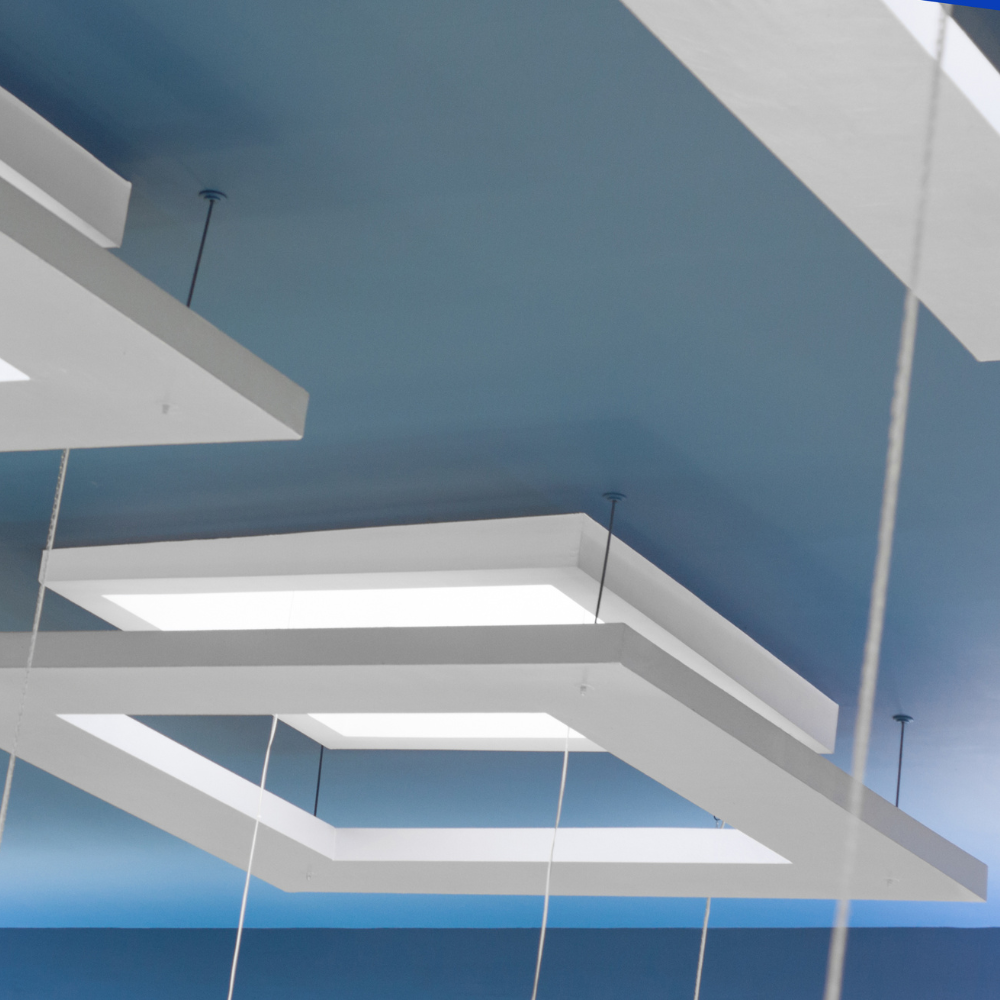 blue ceiling paint