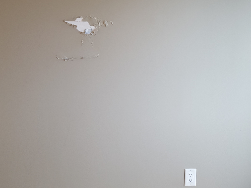 damaged wall