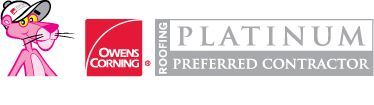 Owens Corning Roofing Platinum Preferred Contractor logo
