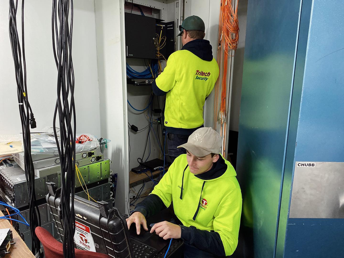 Team Working Onsite — Security Systems in Tamworth NSW
