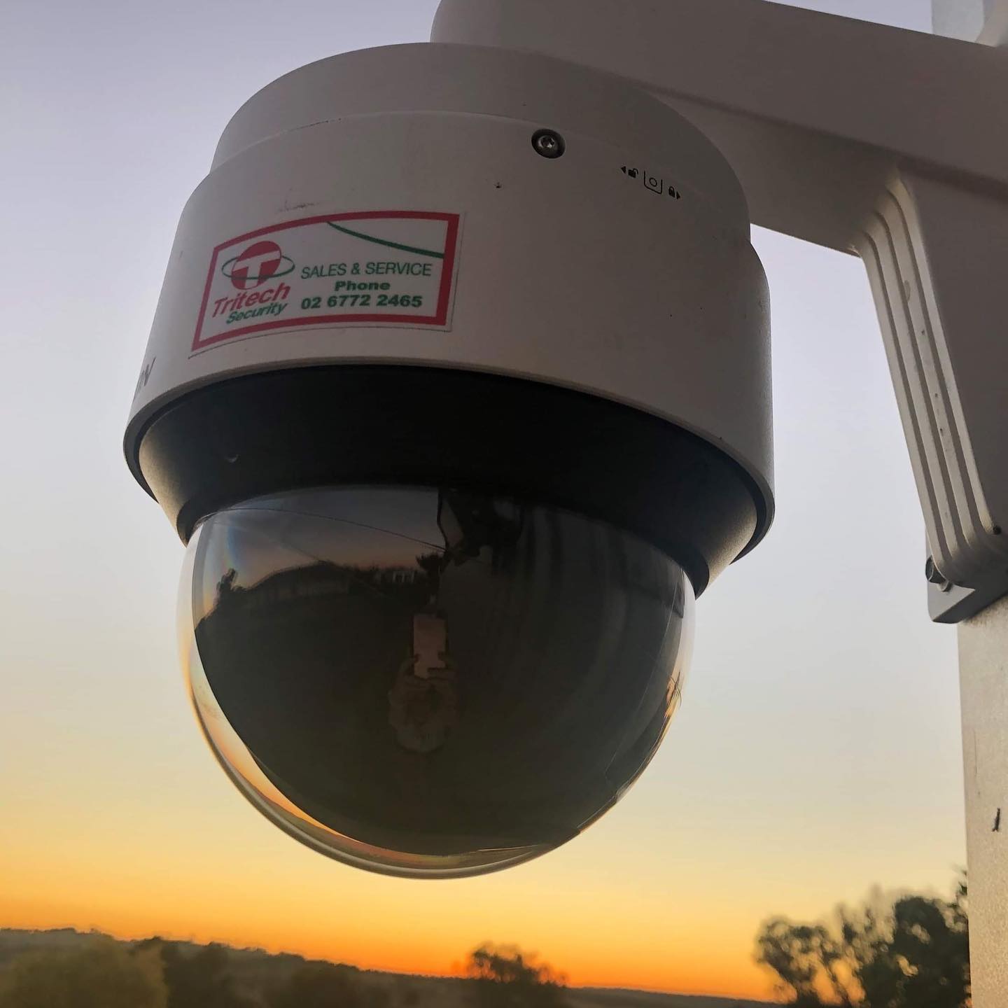 Closer look of security camera — Security Systems in Armidale, NSW