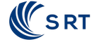 Logo SRT blu con icona stilizzata a forma di swoosh e lettere in grassetto su sfondo bianco.