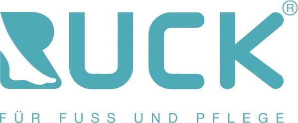 Ein blau-weißes Logo für ein Unternehmen namens Buck