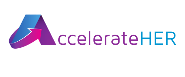 AccelerateHER logo Hoojy Marketing services