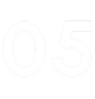 Le chiffre « 05 » est inscrit en blanc sur un fond blanc.