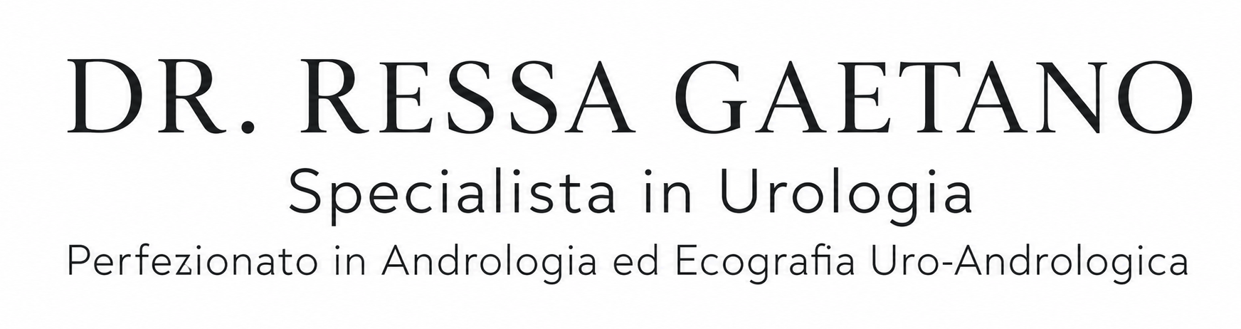 logo Dr. Gaetano Ressa