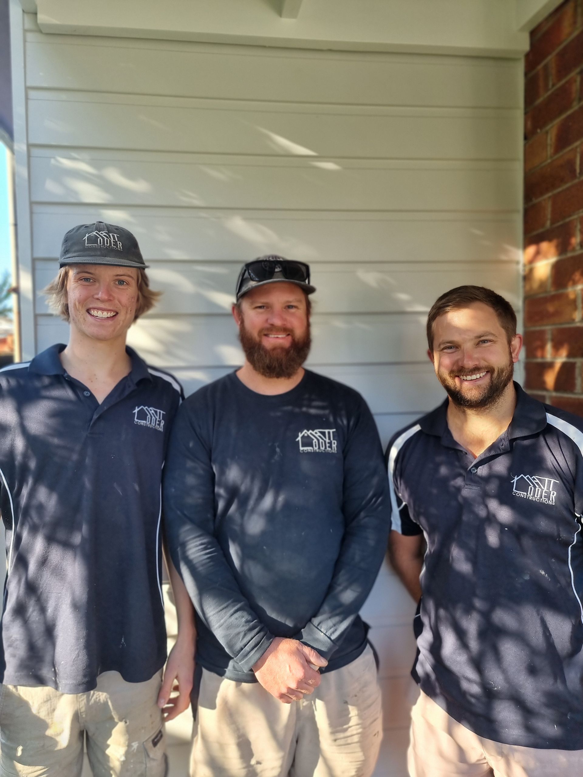 Three team Members At Matt Loder Construction — Matt Loder Constructions in Bulli, NSW