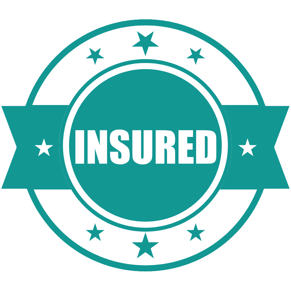 a stamp with the word insured on it