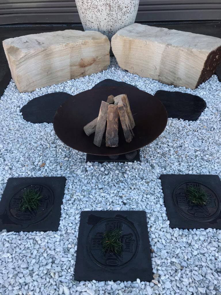 Fire Pit Display — Landscape Supplies In Carrara,QLD