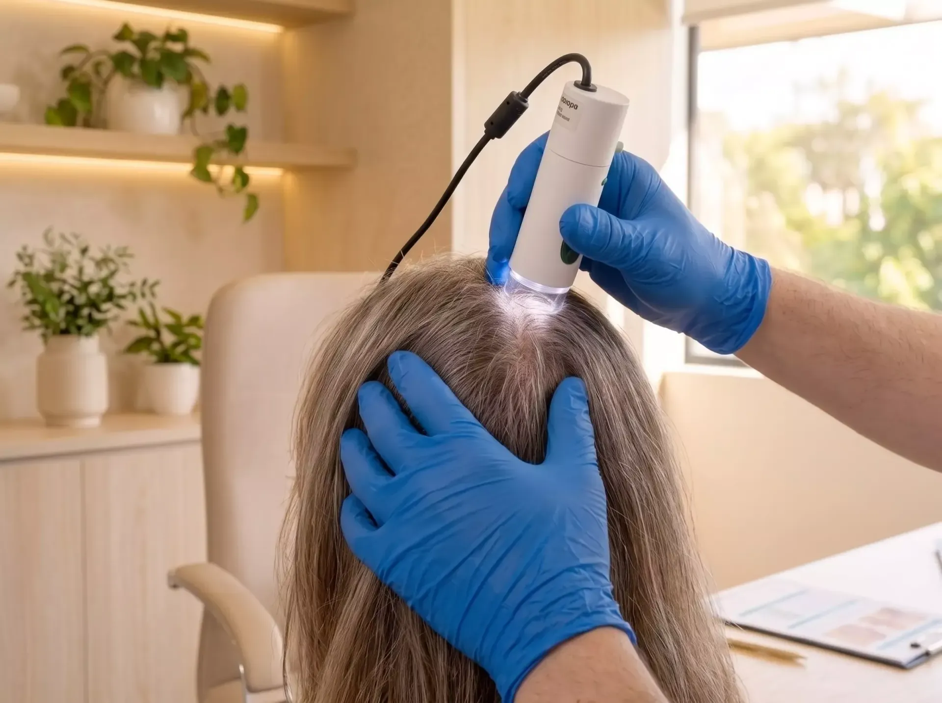 Tratamento complementar com laser capilar