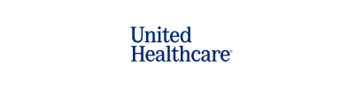 UnitedHealthcare logo in dark blue.