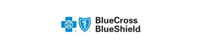 BlueCross BlueShield logo in blue and black.