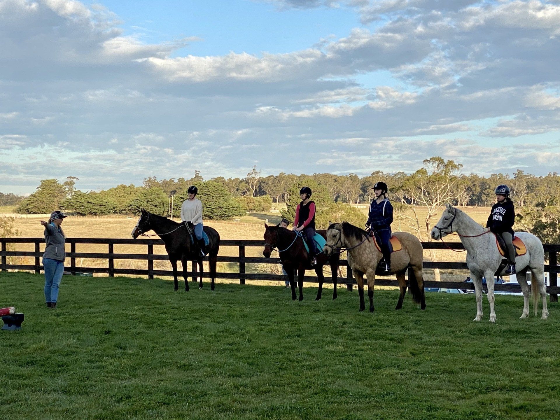 horse riding