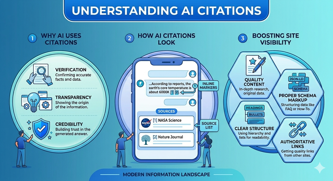 Using citations for AI better search results Using citations for AI better search results