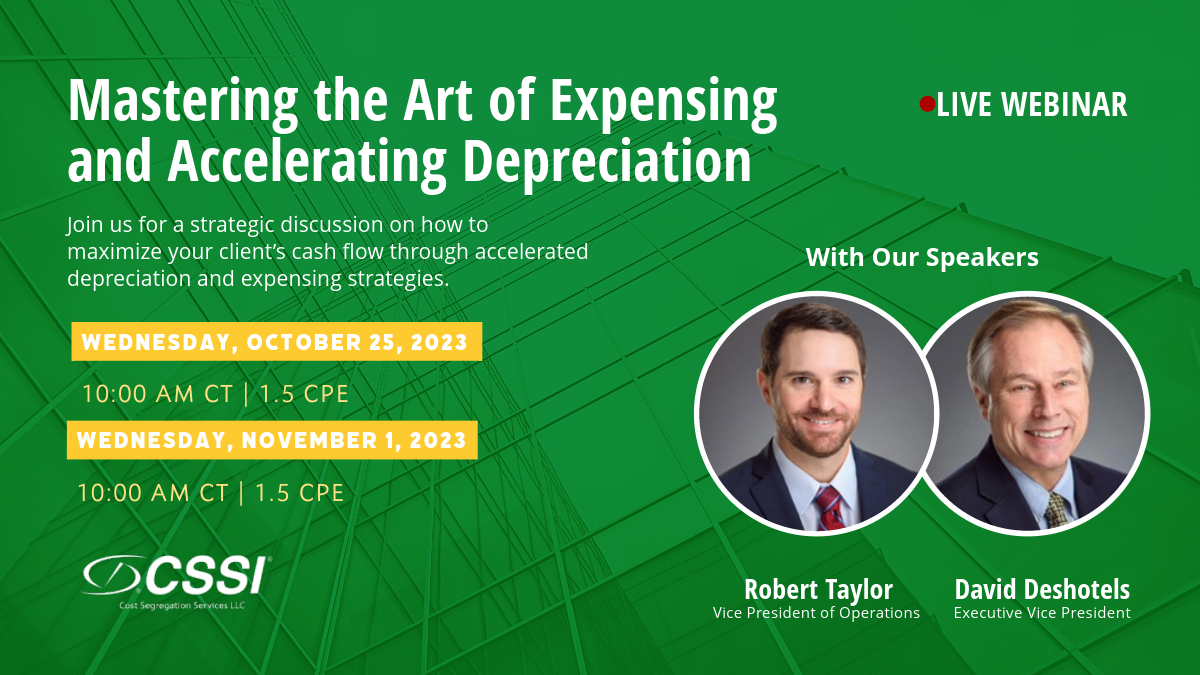 Events Date- Jodi Nielsen Cost Segregation Service, Inc. - Nationwide