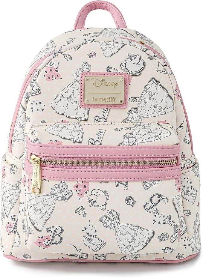Loungefly Disney Beauty and the Beast Belle All Over Print