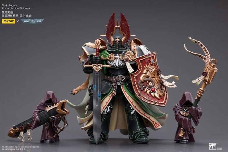 Warhammer 40k Action Figure 1/18 Dark Angels Primarch Lion El' Jonson 18 cm Reproduction