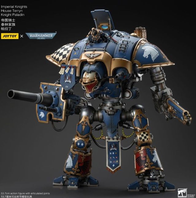 Warhammer 40k Action Figure 1/18 Imperial Knights House Terryn Knight Paladin 54 cm