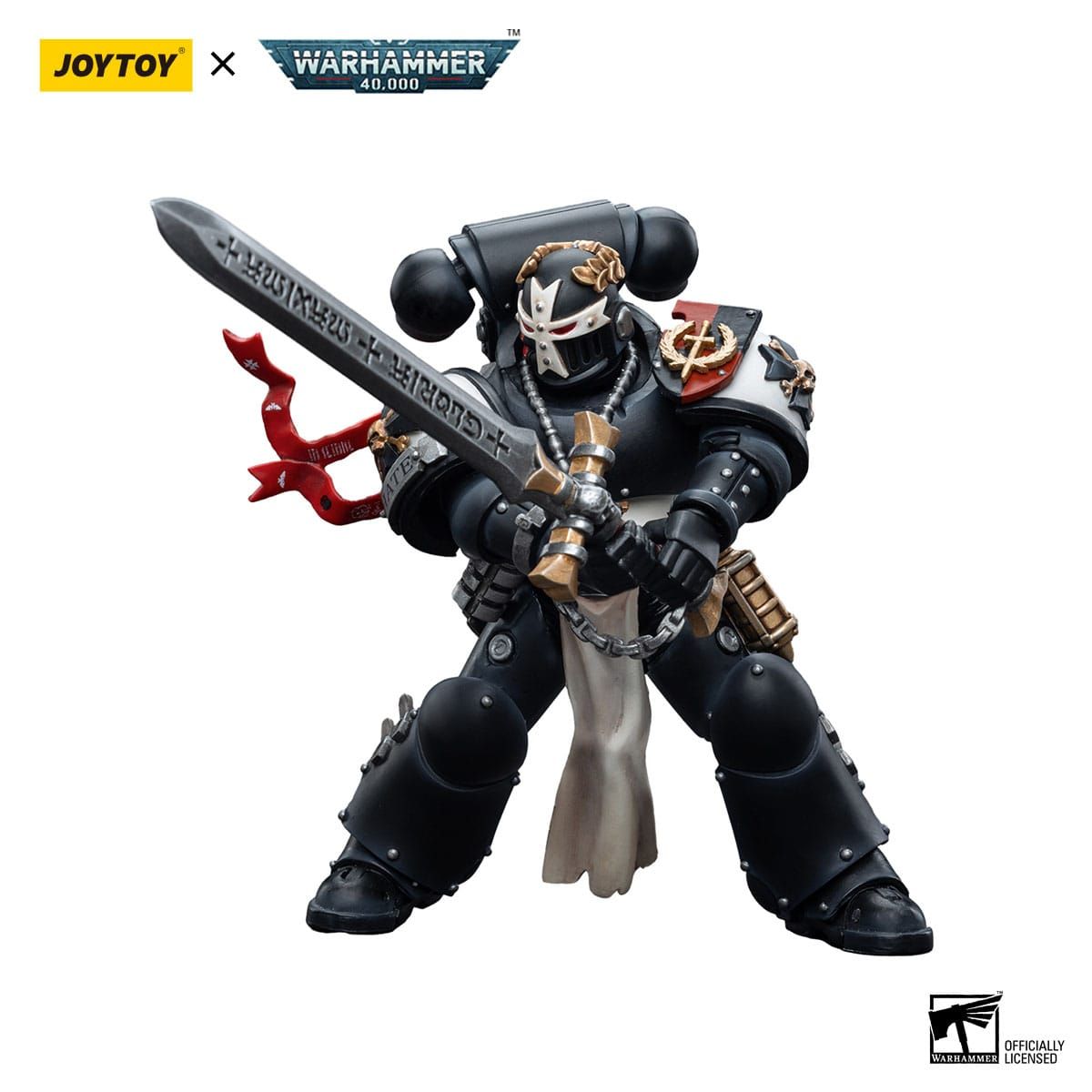 Warhammer 40k Action Figure 1/18 Black Templars Emperor's Champion Bayard's Revenge 12 cm