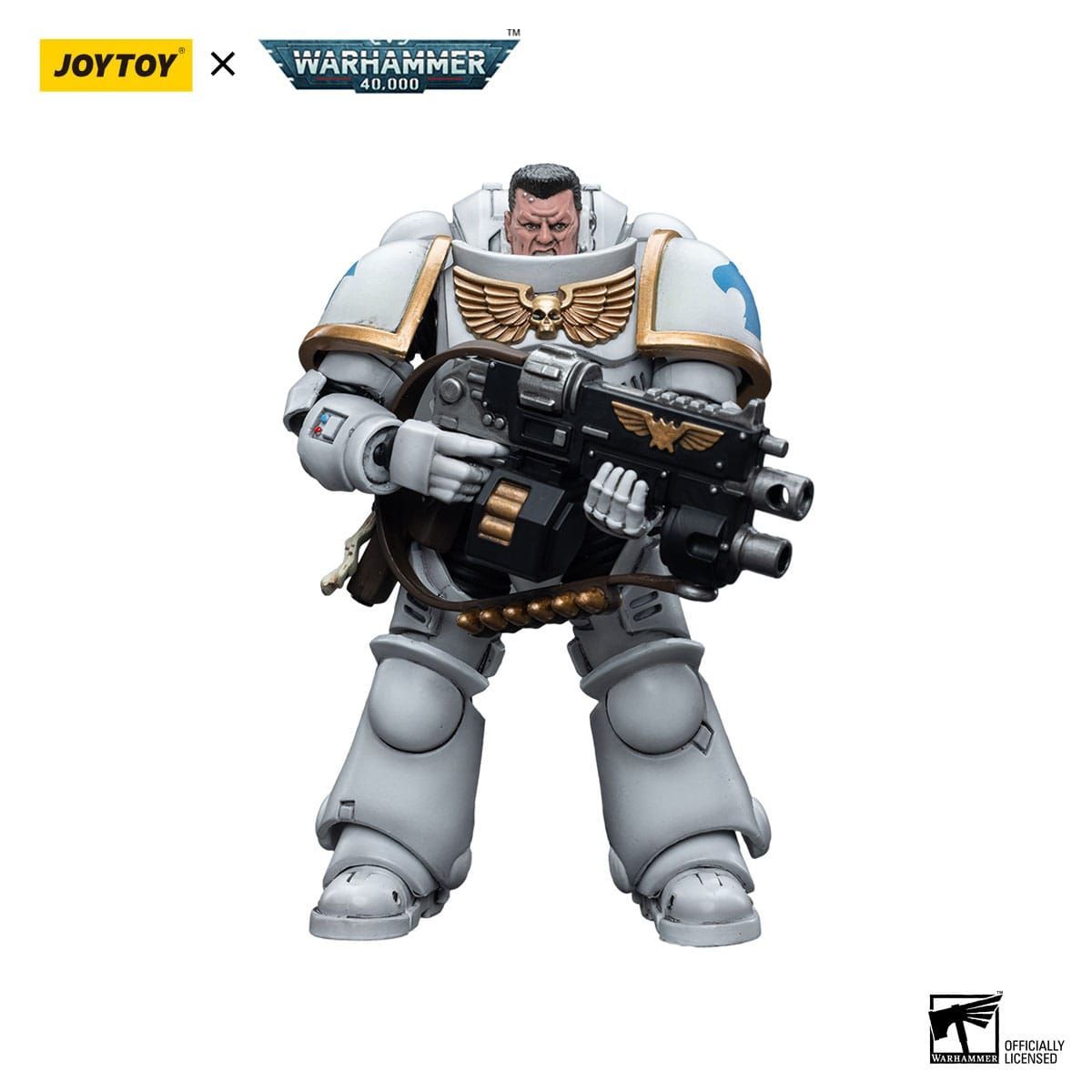 Warhammer 40k Action Figure 1/18 Space Marines White Consuls Intercessors 1
