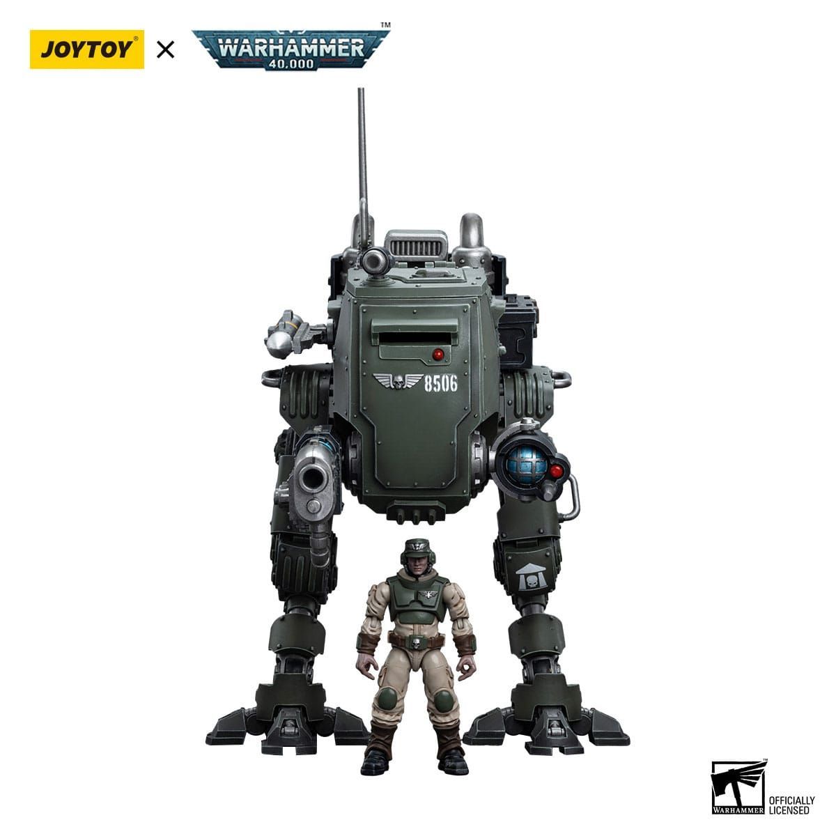 Warhammer 40k Action Figure 1/18 Astra Militarum Cadian Armoured Sentinel [Contains 2x action figures]