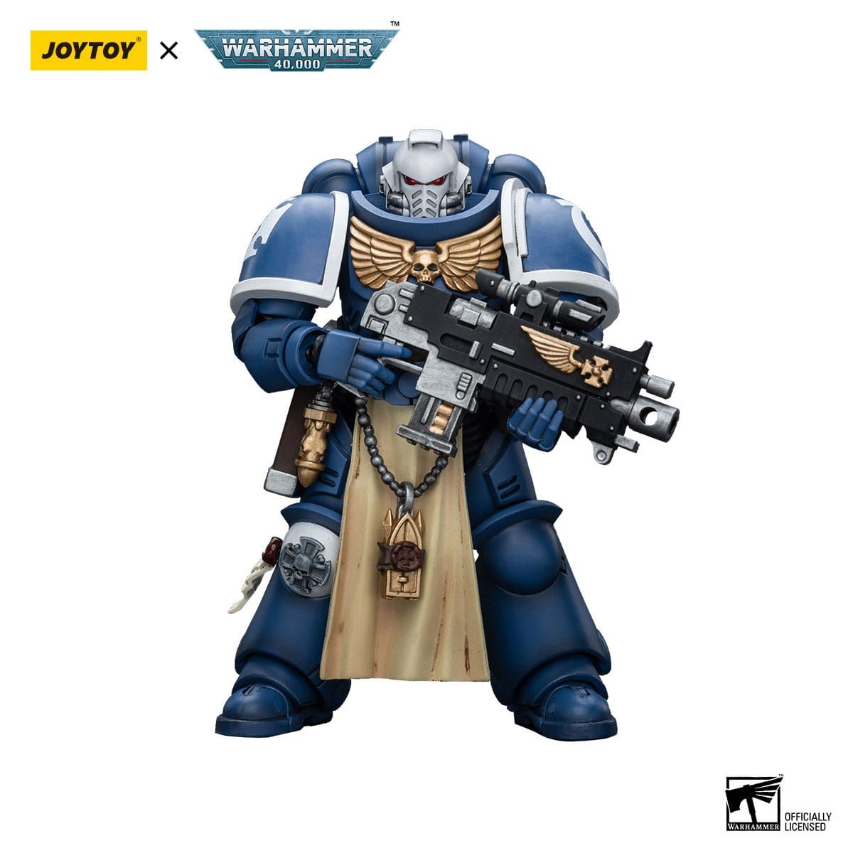 Warhammer 40k Action Figure 1/18 Ultramarines Sternguard Veteran with Bolt Rifle 12,1 cm
