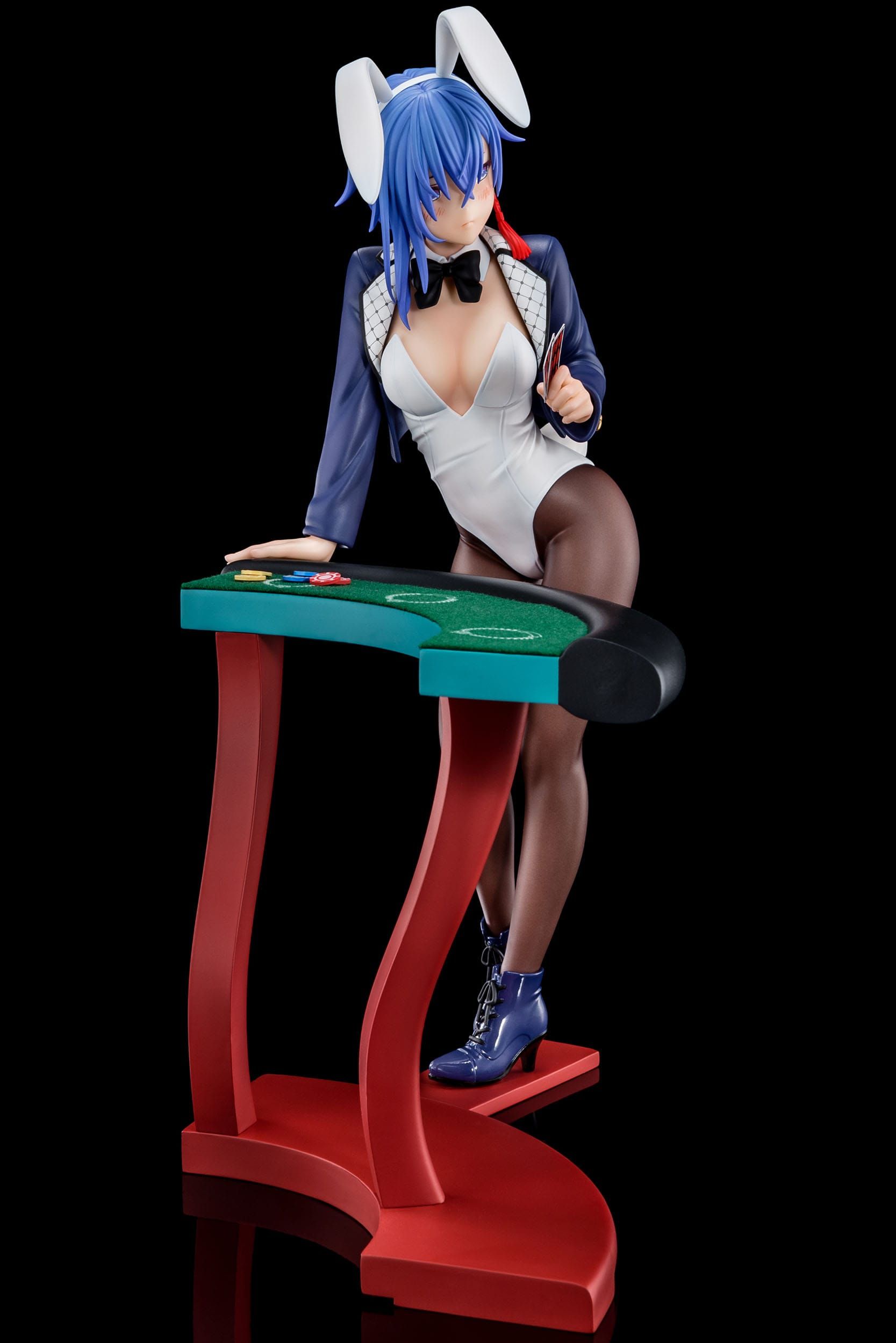 The Demon Sword Master of Excalibur Academy Statue 16 Sakuya Sieglinde wearing lapis lazuli blue bunny costume with Nip Slip Gimmick System 25 cm