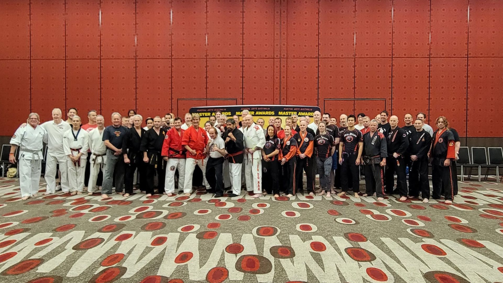 Members training at a Martial Arts Australia affiliated club