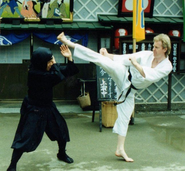 Close-up of martial arts uniforms (gi)
