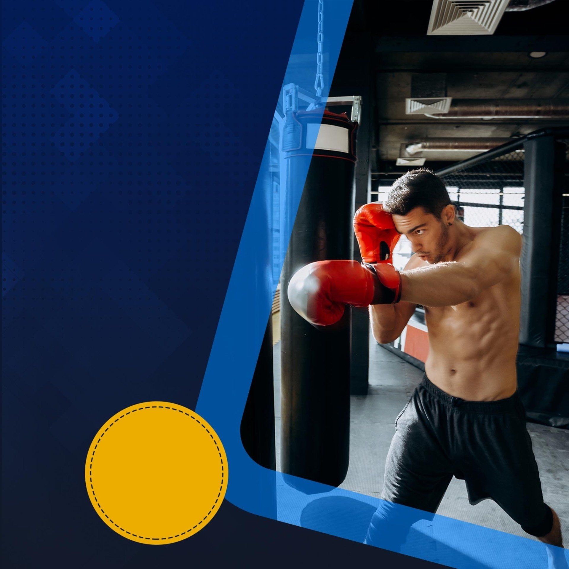 Martial Arts Australia banner showcasing kickboxing and MMA