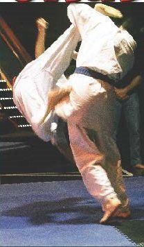 John Taylor demonstrating Kokushin Karate technique