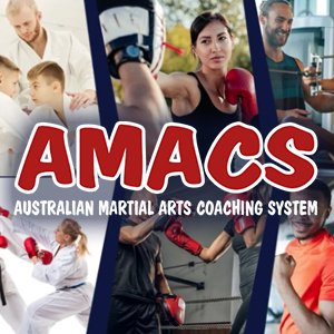 A poster for amacs australian martial arts coaching system