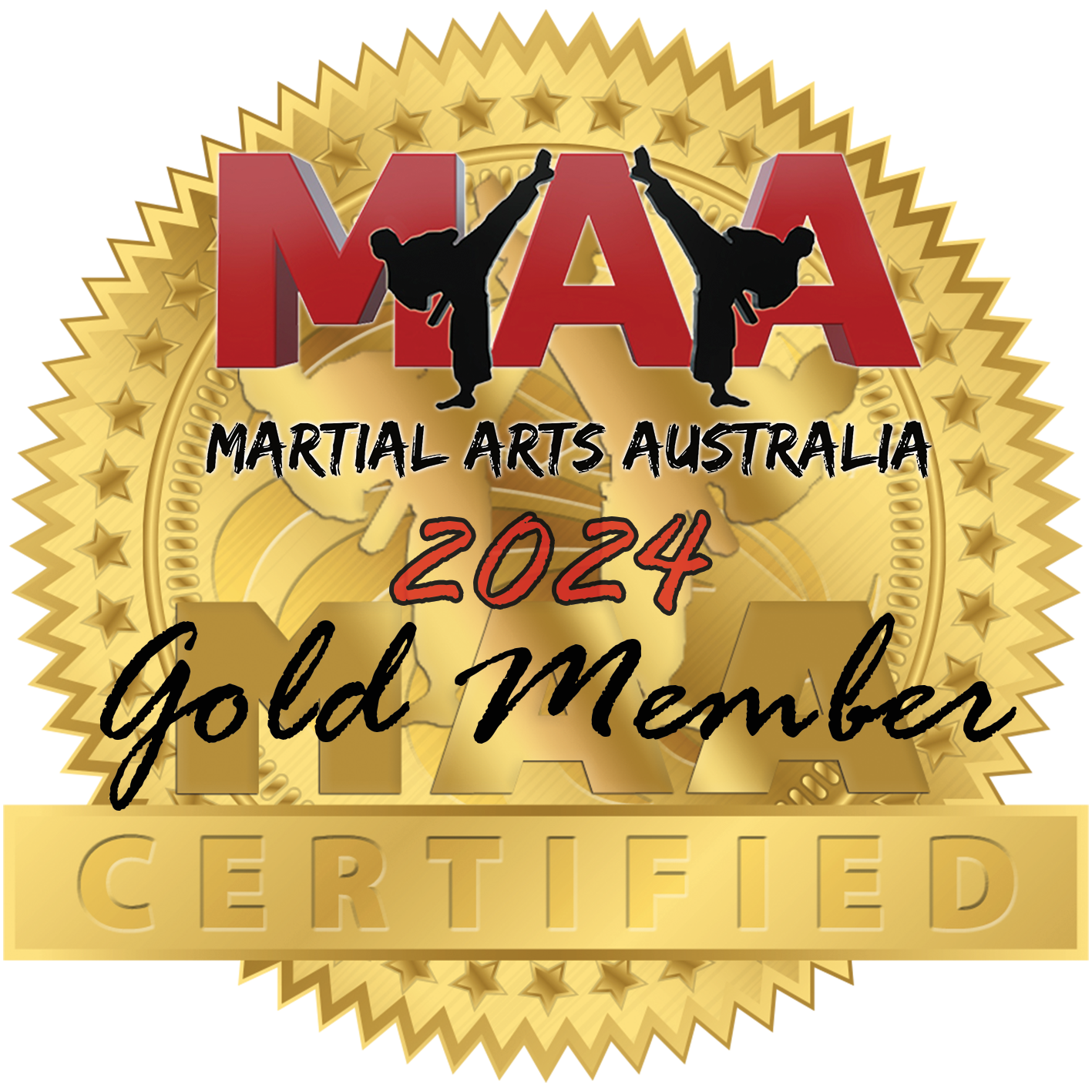 Maya martial arts australia 2024 gold member certified